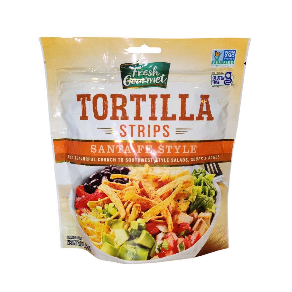 Fresh Gourmet Tortilla Strips Santa Fe Style 99gr