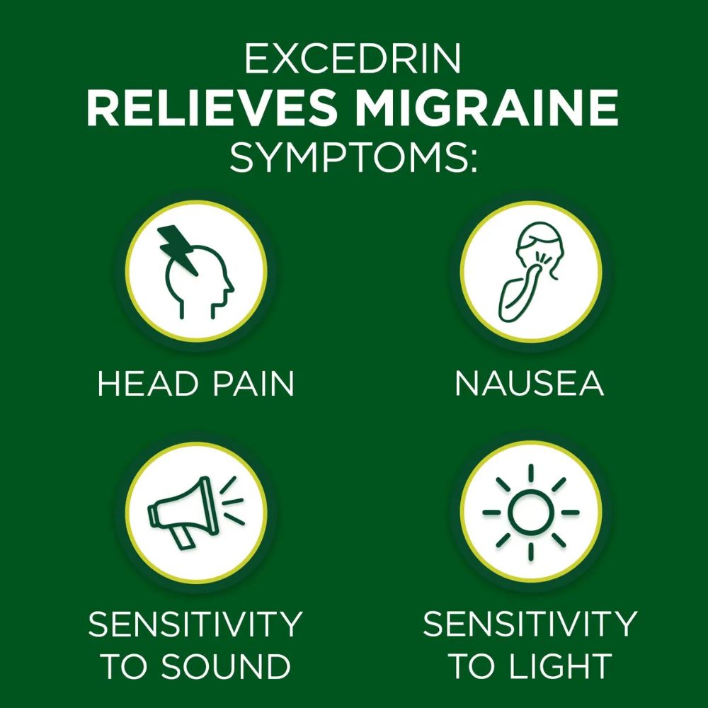 Excedrin Migraine Relief 300 Caplets