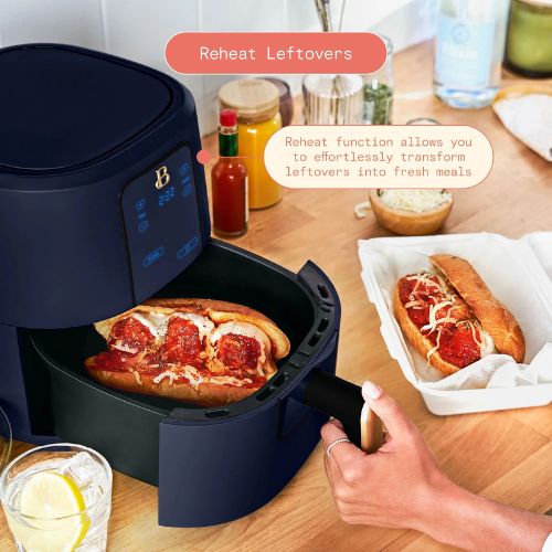 Beautiful Air Fryer de 3QT Digital Color Azul Marino
