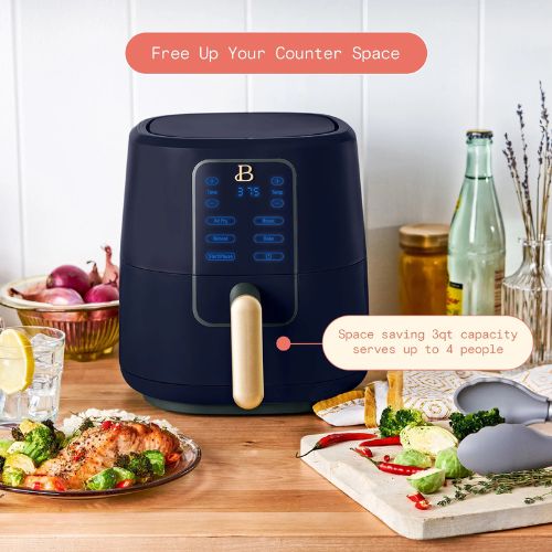 Beautiful Air Fryer de 3QT Digital Color Azul Marino