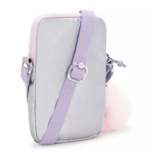 Kipling Bandolera Tally Silver Glow Metallic