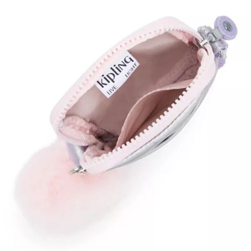 Kipling Bandolera Tally Silver Glow Metallic