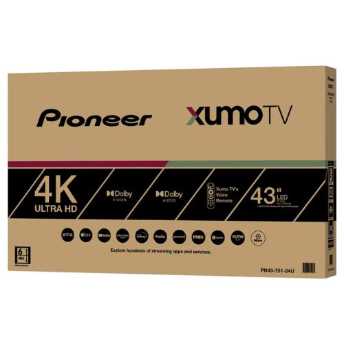 Televisor Pioneer 43" Class Led 4K UHD Smart Xumo Modelo PN43-751-24U