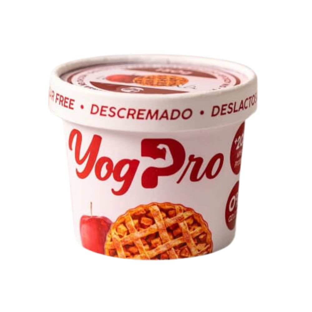 Yogurt Griego Yog Pro Descremado- Deslactosado Pie de Manzana 150g