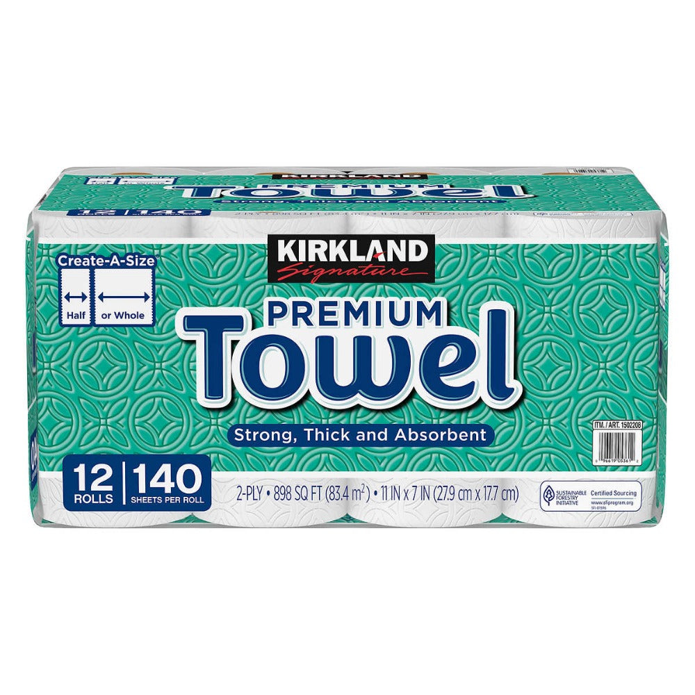 Toallines Kirkland Premium Empaque de 12 und