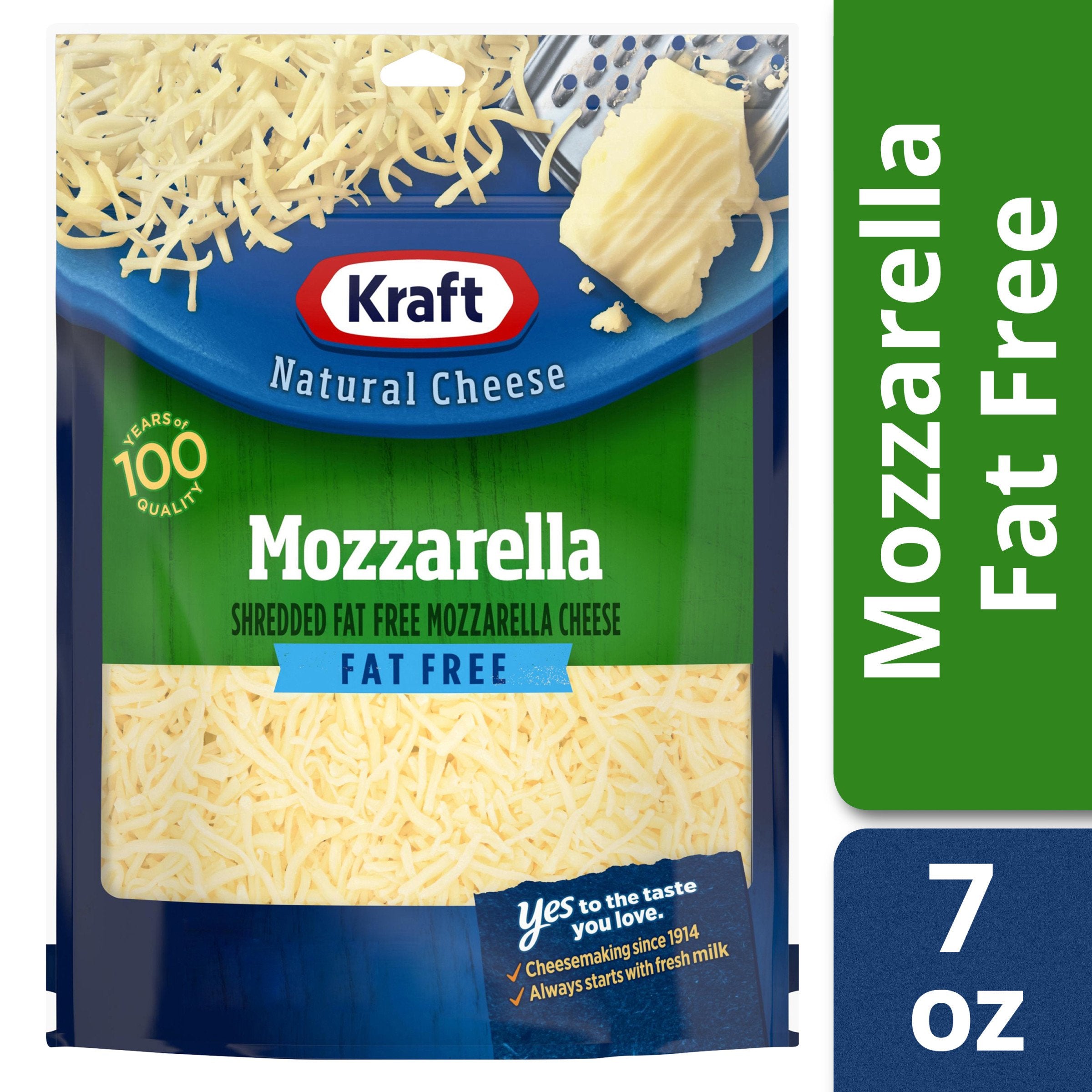 Queso Kraft Mozzarella Fat Free Shredded 198gr