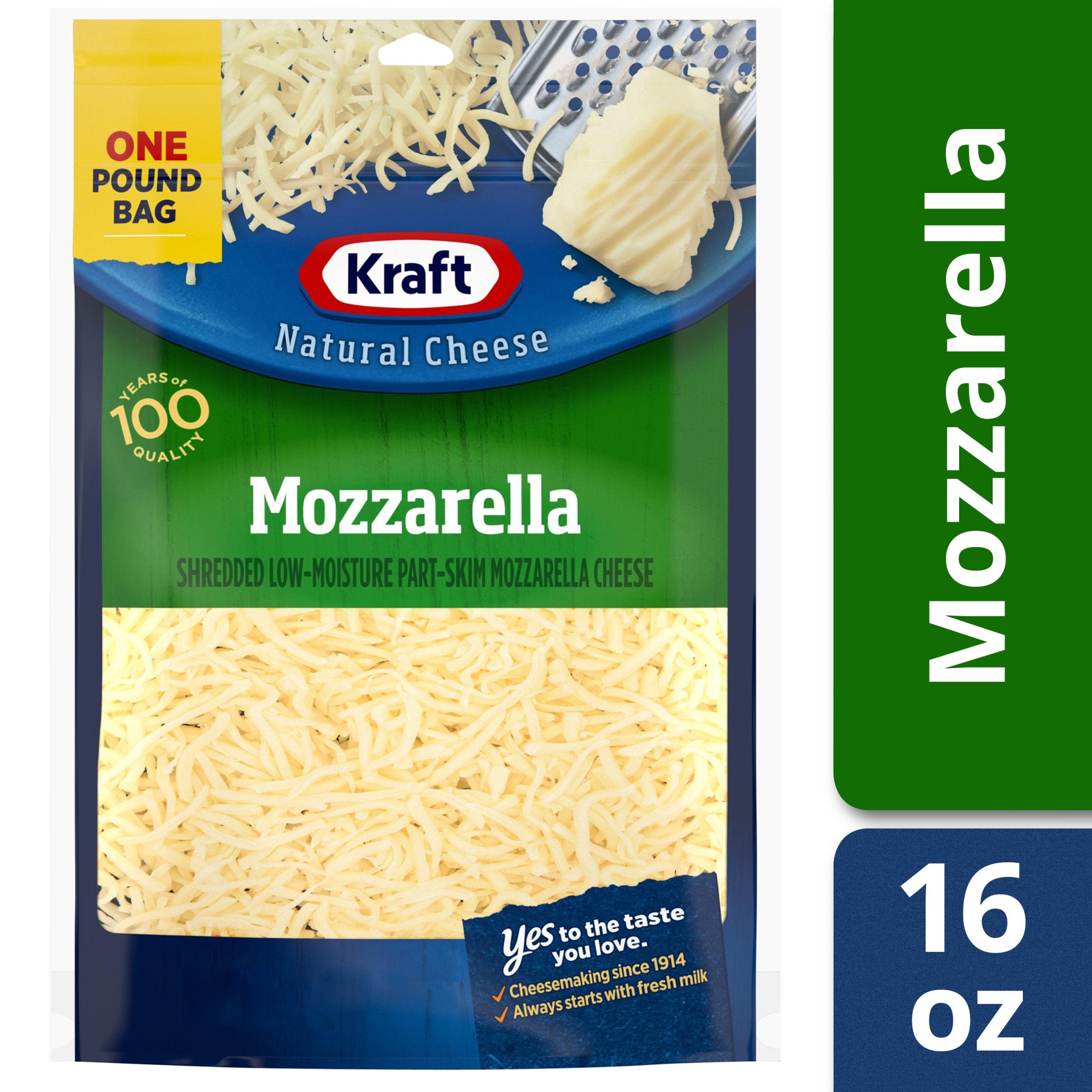 Queso Kraft Mozzarella Shredded 453 gr