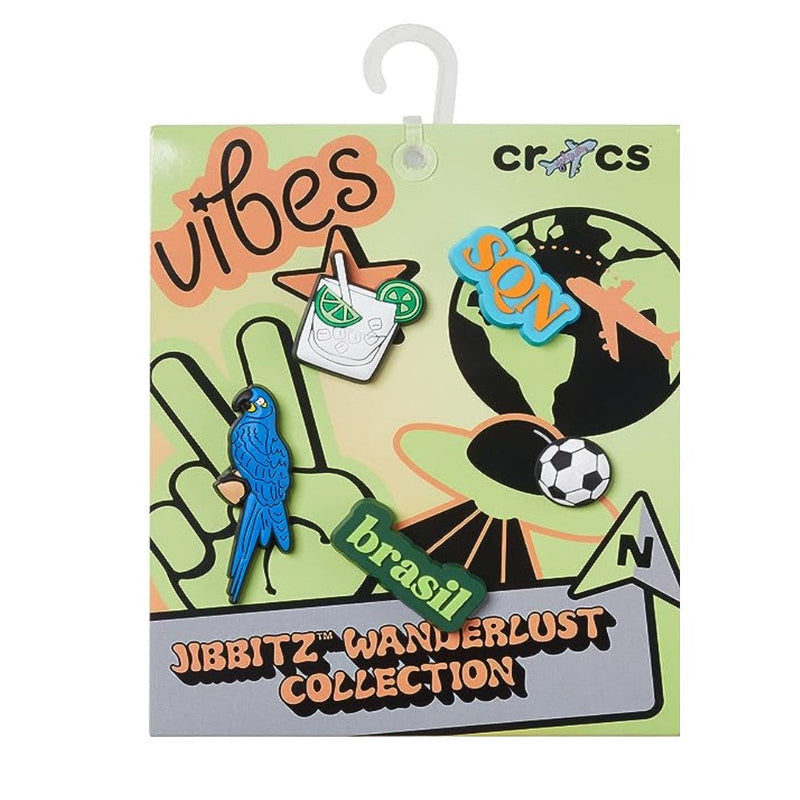 Crocs Jibbitz 5 pack Brazil