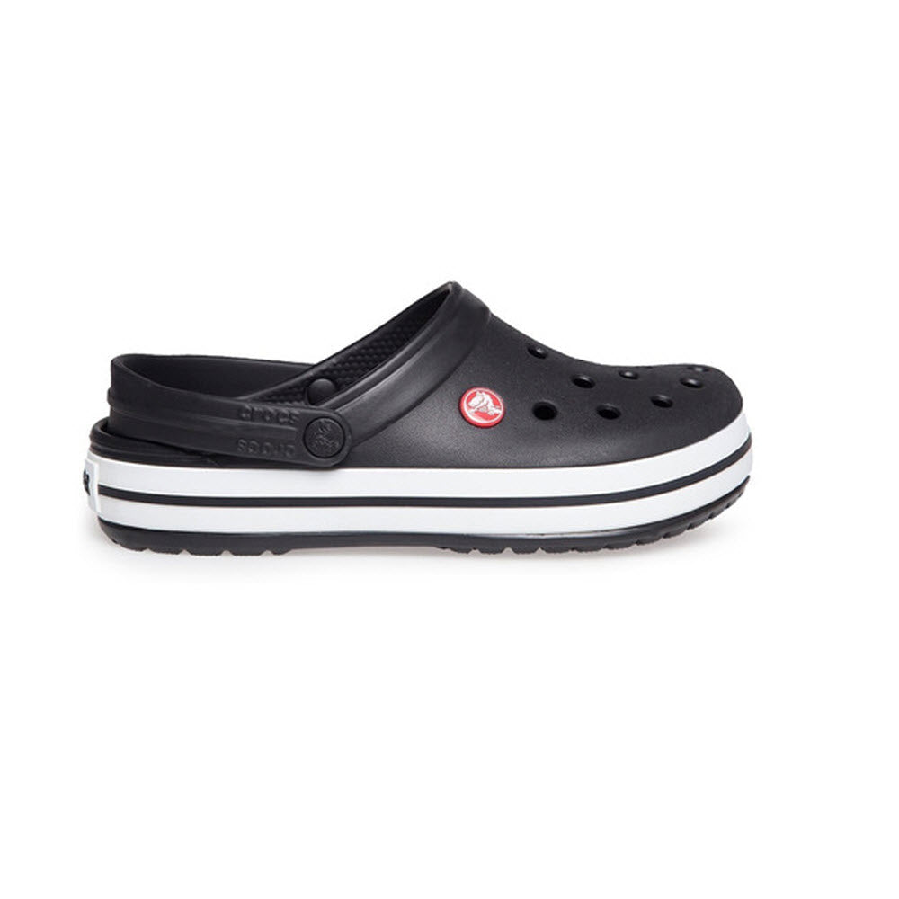 Crocs Color Negro Blanco Caballero