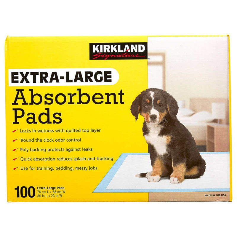 Kirkland Tapetes Absorbentes Extra-Large 100 Und Pads