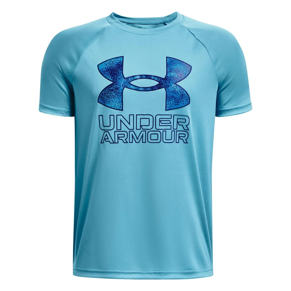 Under Armour Franela Manga Corta Para Niños Tech™ Hybrid Print Fill