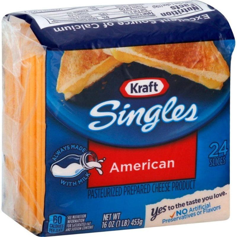 Kraft Singles 453gr 24 Slices - Madison Center
