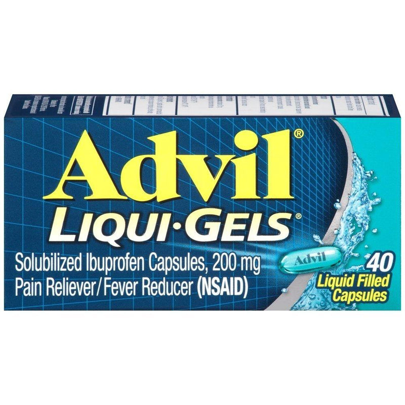Advil Liquid Gels 200mg 40 Und