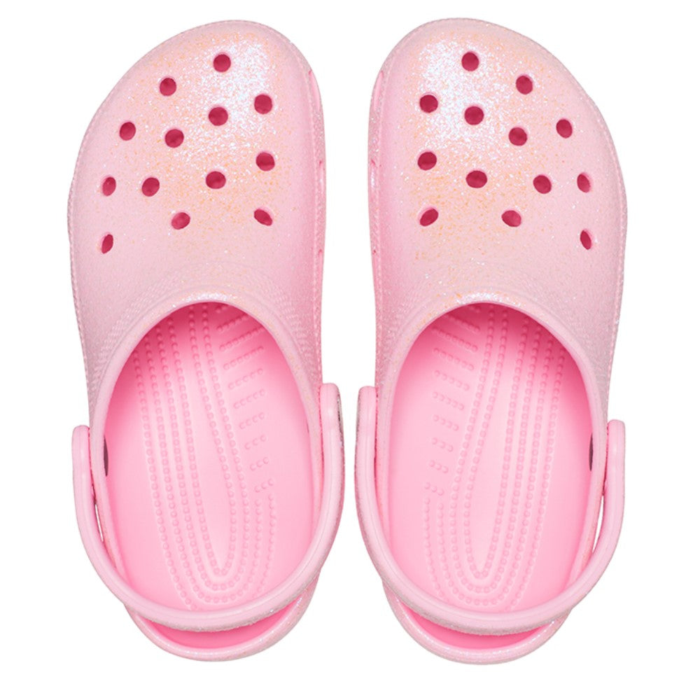 Crocs Dama Color Rosado Escarchado