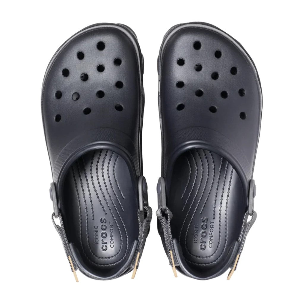 Crocs Caballero Color Negro Gris