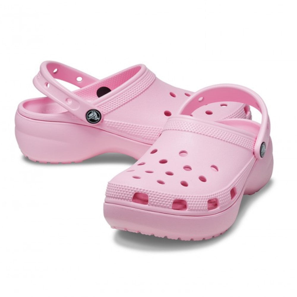 Crocs Plataforma Dama Color Rosado