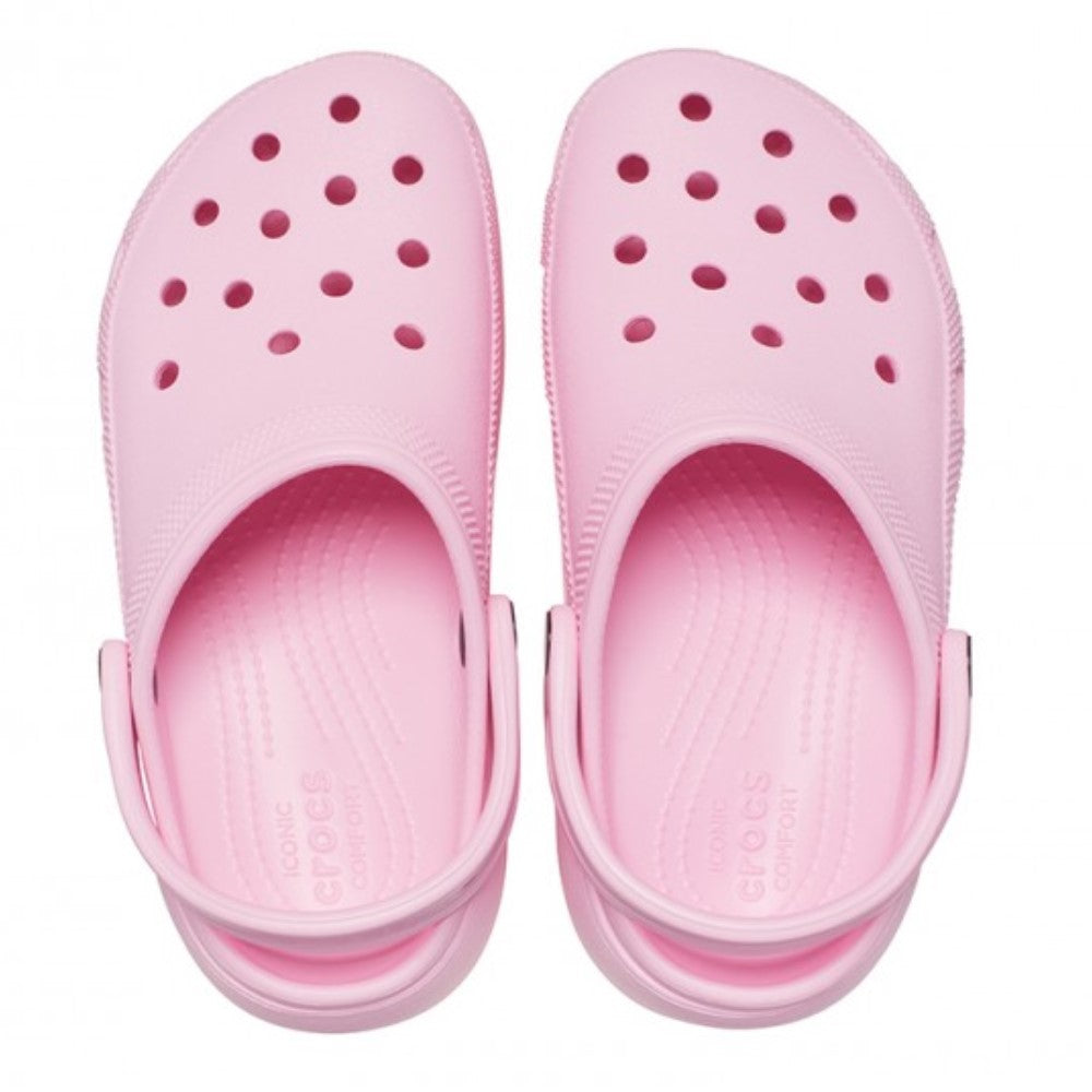 Crocs Plataforma Dama Color Rosado