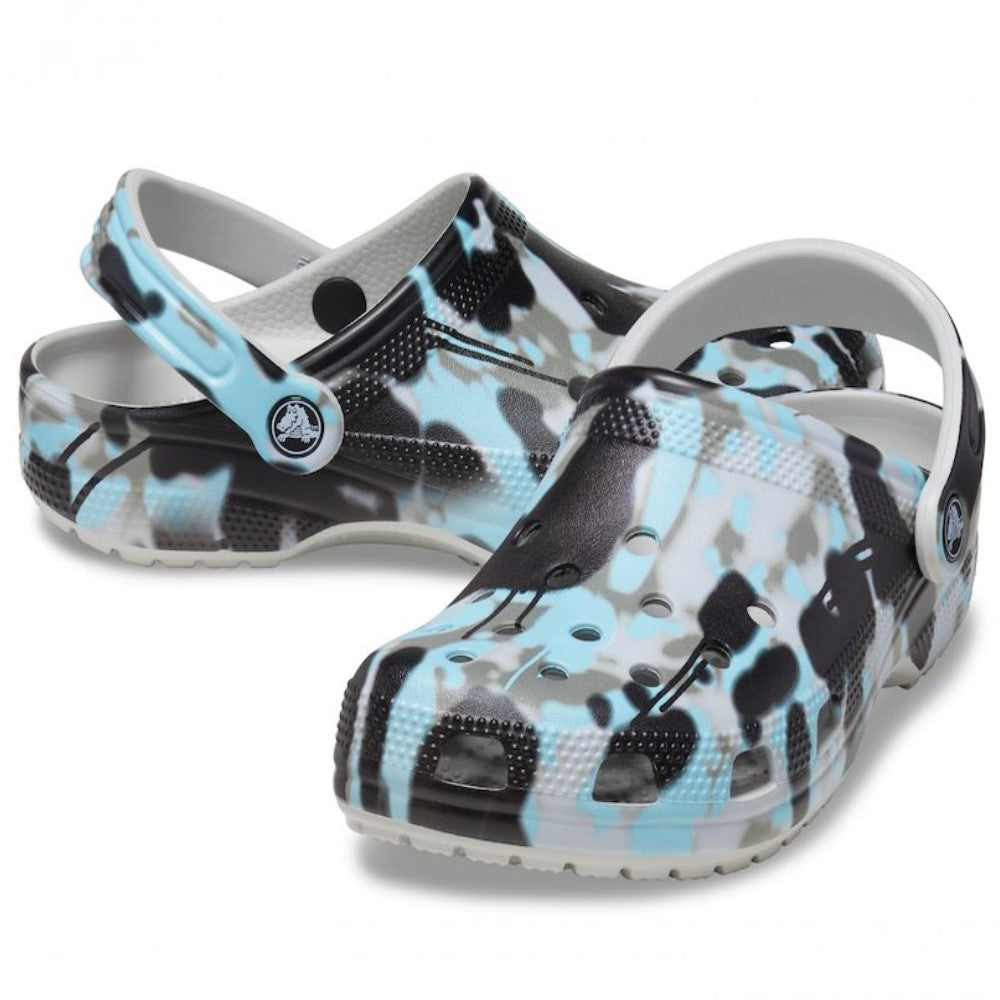 Crocs Spray Camo Color Azul Negro