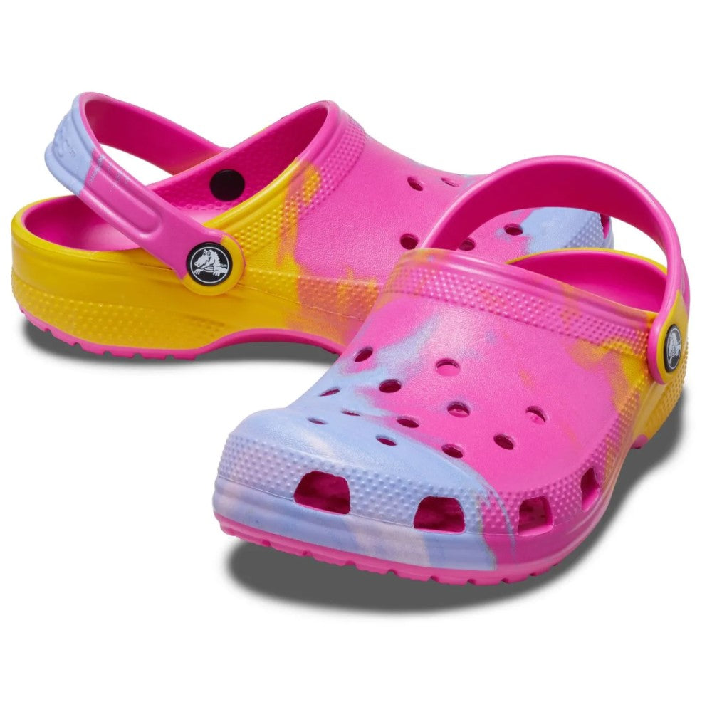 Crocs Kids Color Rosado Amarillo Morado