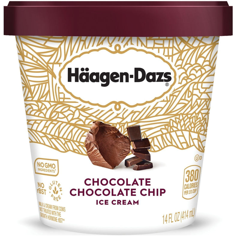 Helado Haagen Dazs Chocolate Chocolate Chip 414ml