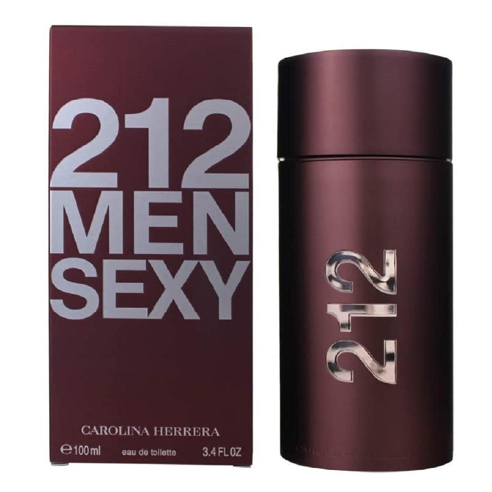 Carolina Herrera 212 Sexy Men Eau de Toilette For Men 100ml