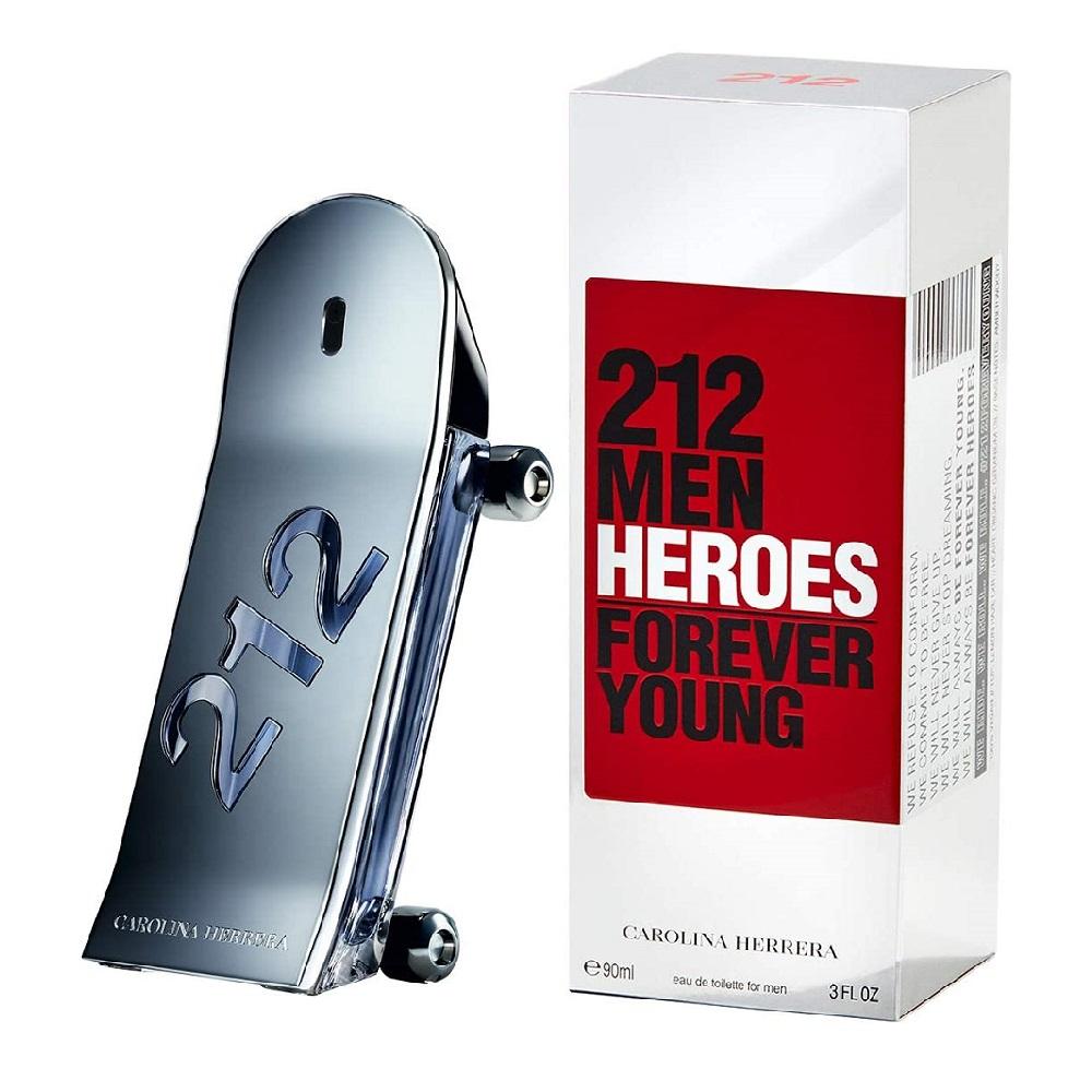 Carolina Herrera 212 Heroes Forever Young Eau de Toilette For Men 90ml