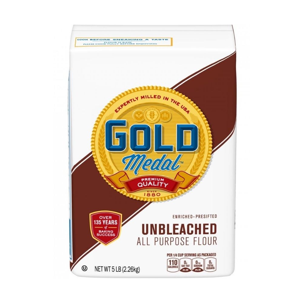 Harina de Trigo Gold Medal Unbleached Todo Uso 2.26 kg