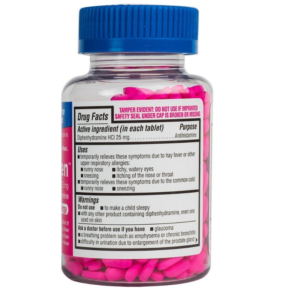 Aller-Ben Member’s Mark 25mg 600 Tabletas