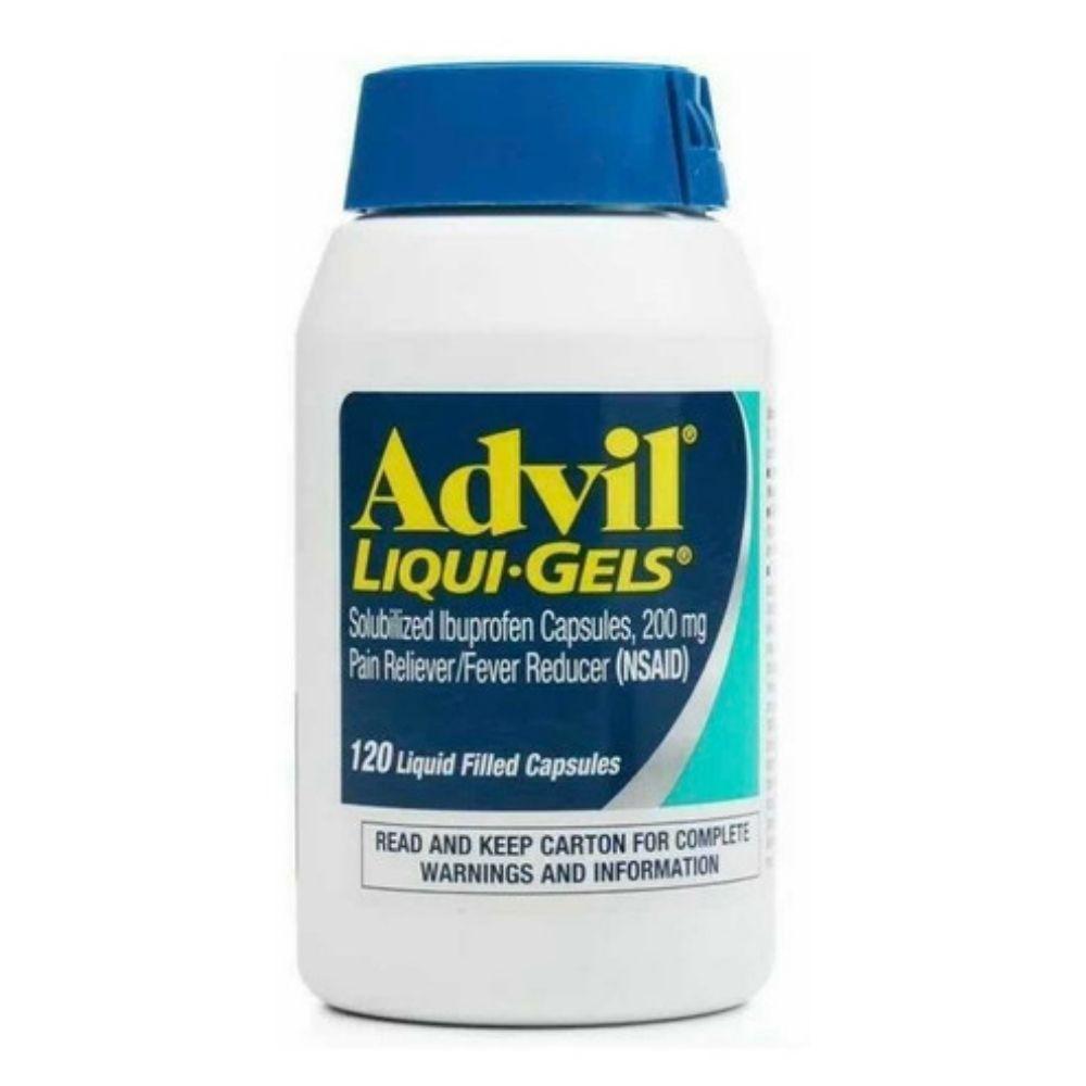 Advil Liquid Gels 120 Und Ibuprofen 200mg