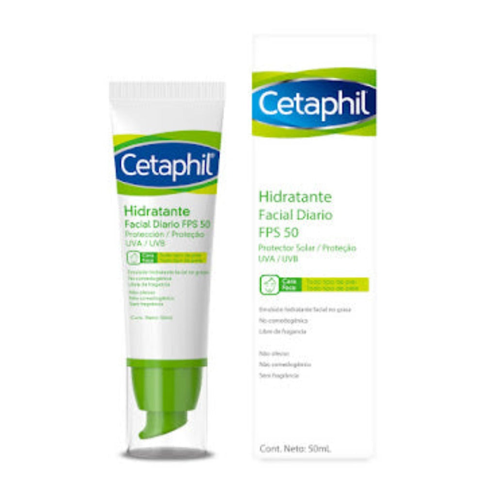 Cetaphil Hidratante Facial Diario FPS 50 Para Todo Tipo de Piel 50ml