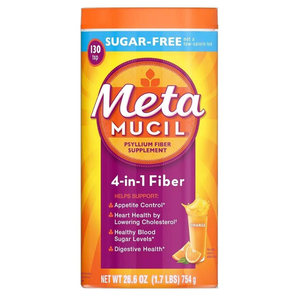 Metamucil Sugar Free Orange Fiber Supplement 754gr - Madison Center