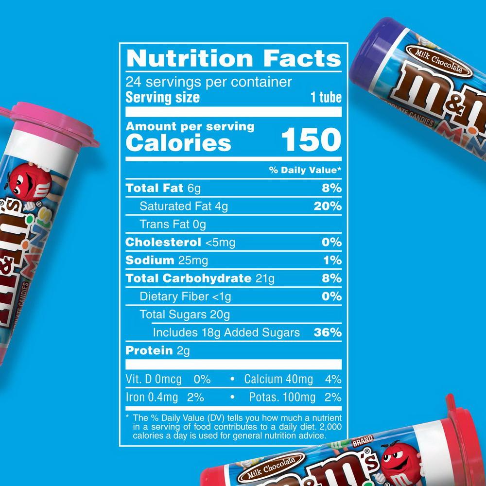 Caramelos M&M's Mini Milk Chocolate 30gr - Madison Center