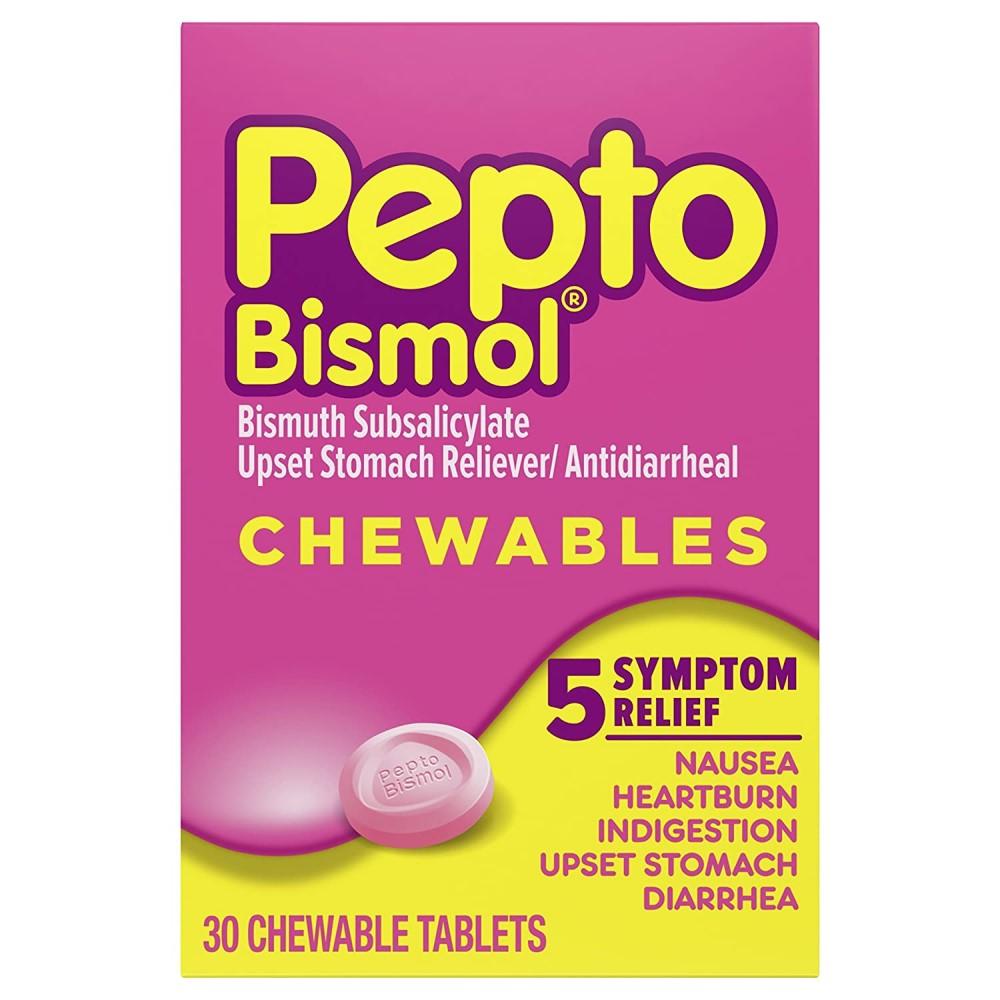 Pepto Bismol Digestivo Antiacido Antidiarreico 30 tabletas masticables - Madison Center