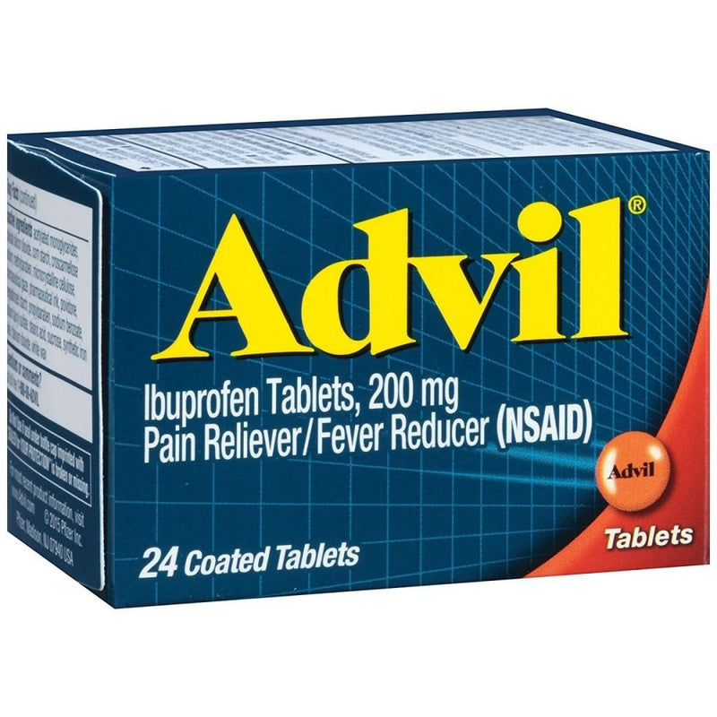 Advil Pain Reliever Fever Reducer 200mg 24 tabletas - Madison Center