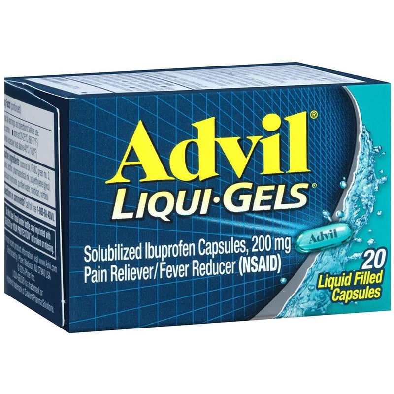 Advil Liquid Gels 200mg 20 capsulas - Madison Center