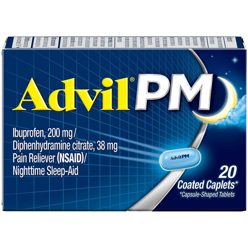 Advil PM 200mg 20 Comprimidos Recubiertos - Madison Center