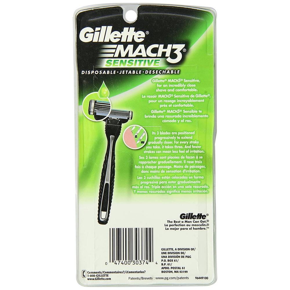 Afeitadora Desechable Gillette Mach3 3Und - Madison Center