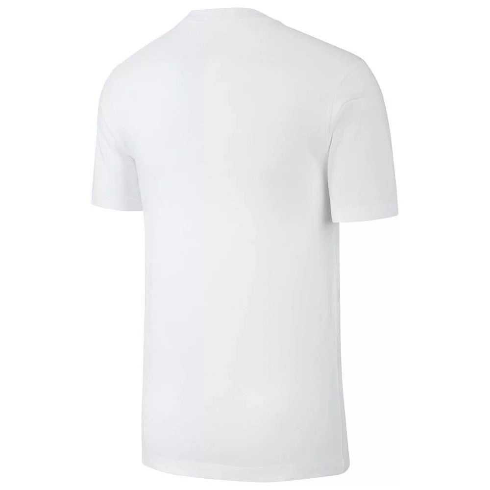 Nike T-Shirt 100% Algodón Para Caballero Color Blanco Logo Just Doit