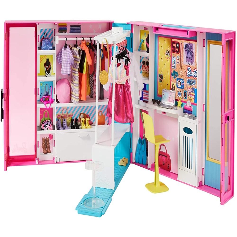 Barbie Dream Closet con 30+ Piezas Rosado