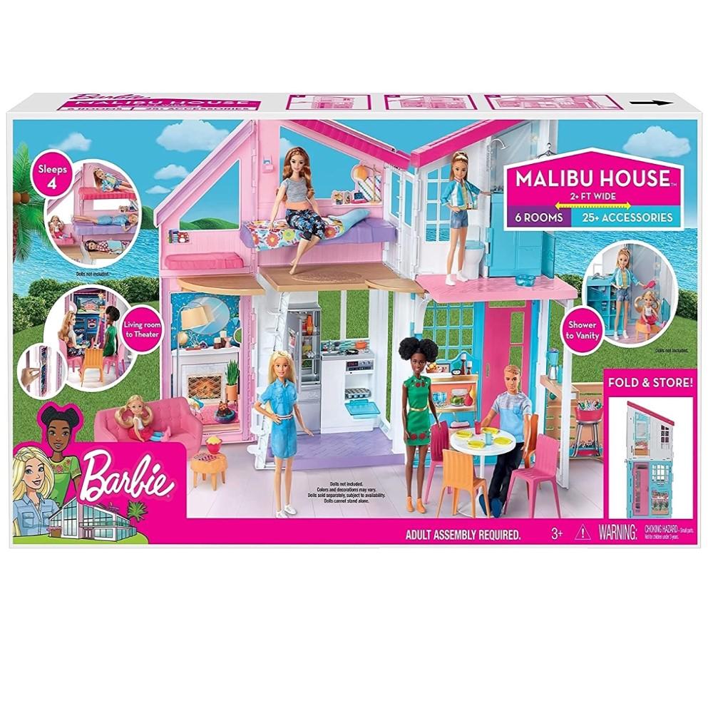 Barbie Malibu House 6 Rooms 25+ Accesories