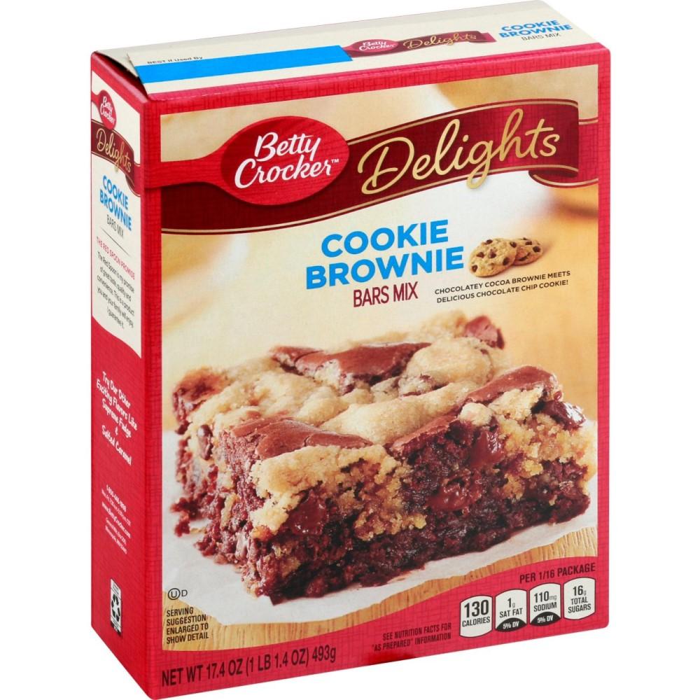 Mezcla  Betty Crocker Coockie Brownie Bars Mix 493 gr