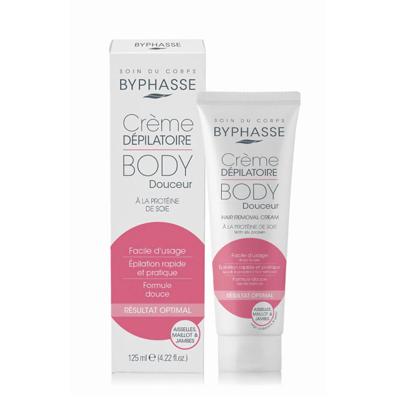Byphasse Creme Body Hair Removal Silik Protein 125ml