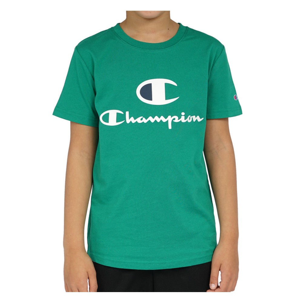 Champion Set de 2 Franelas Para Niños Verde - Gris