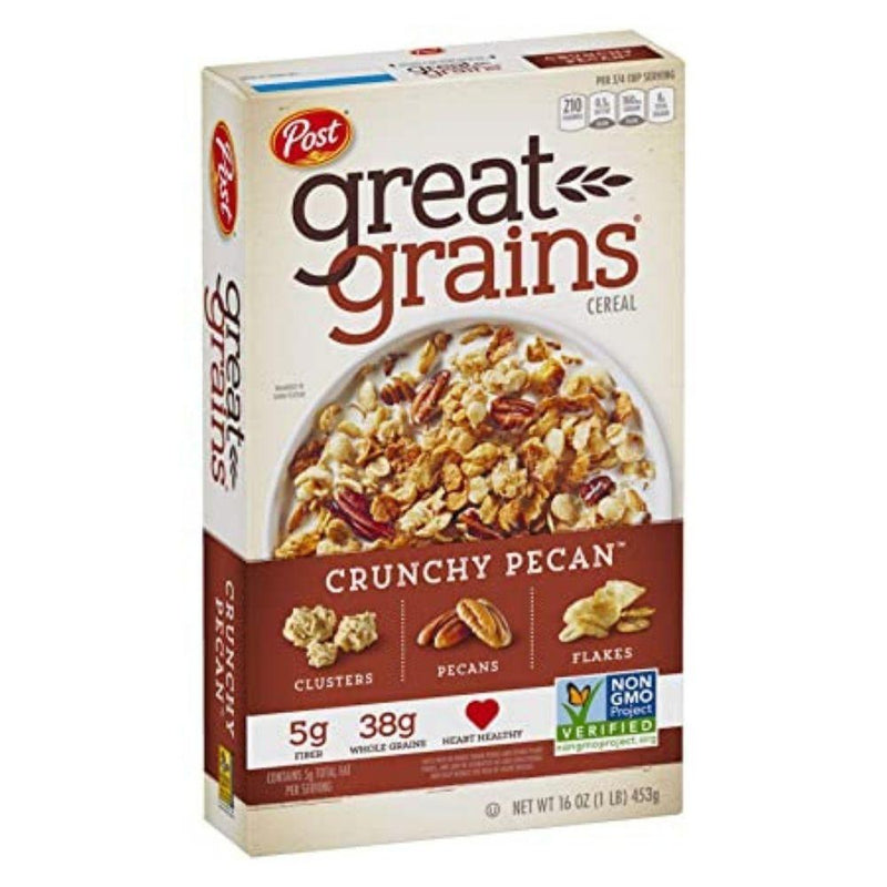 Cereal Post Great Grains Crunchy Pecan 453gr - Madison Center