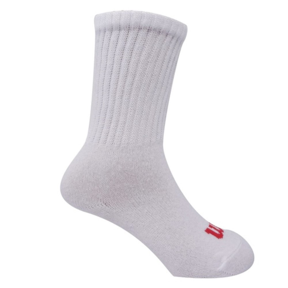 Wilson Medias 3 Pack Largas Para Niño Color Blanco