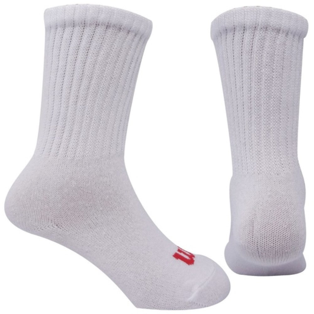 Wilson Medias 3 Pack Largas Para Niño Color Blanco