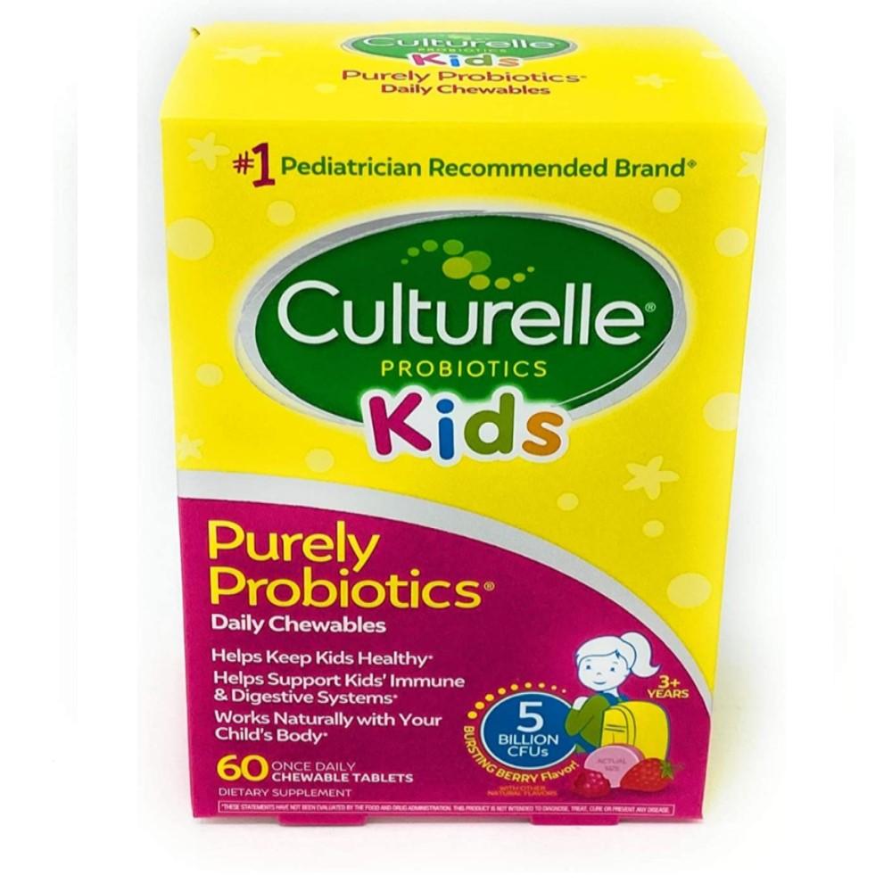 Culturelle Kids 60 tabletas masticables Probiotico