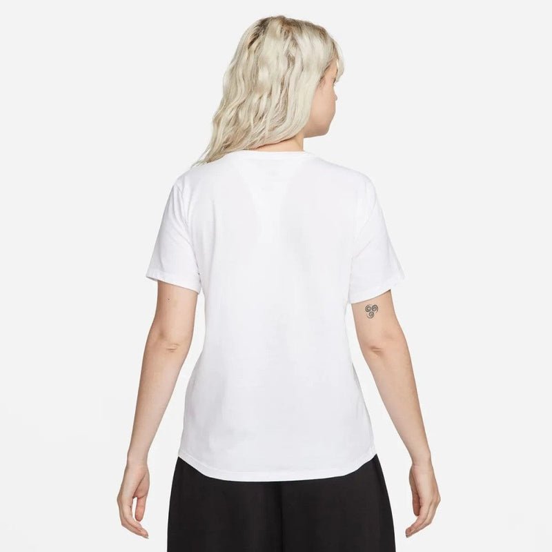 Nike T-Shirt de Algodón Deportiva color Blanco