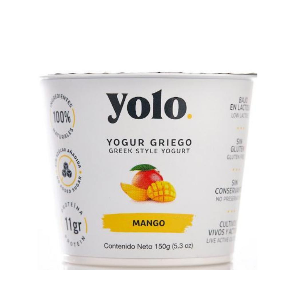 Yogurt Griego Yolo Mango150 gr