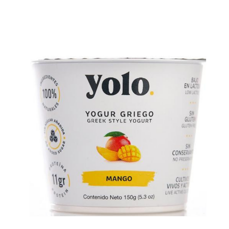 Yogurt Griego Yolo Mango150 gr